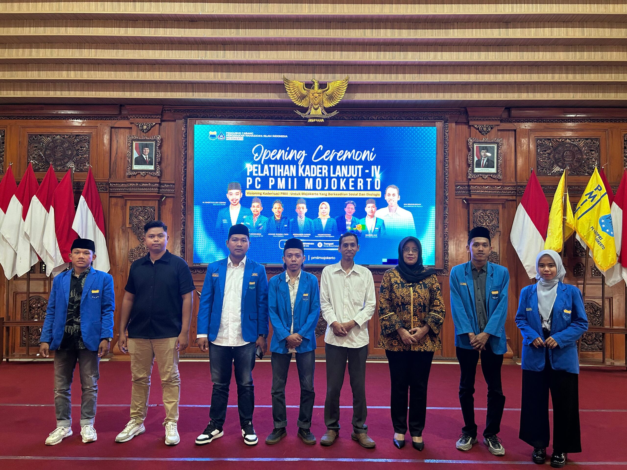 Opening Ceremony PKL IV PC PMII Mojokerto Digelar Penuh Khidmat di Rumah Rakyat Kota Mojokerto